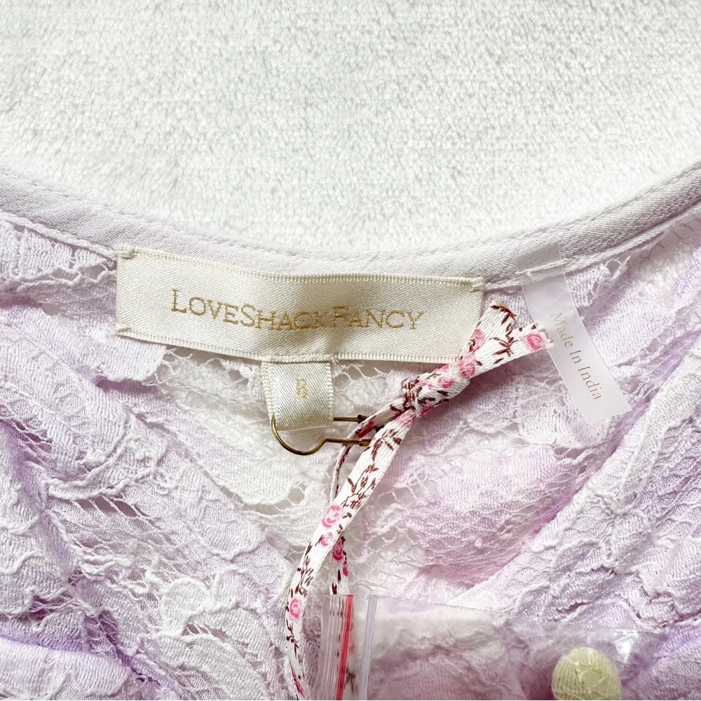 LAST CHANCE! NWT LOVESHACKFANCY Alela Dress Multi Tie Dye 6 NEW Style D1455-992 - Picture 8 of 12